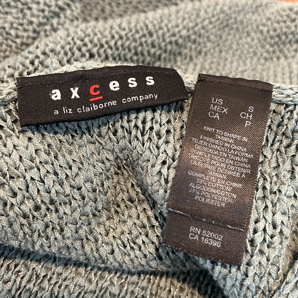 Axcess Liz Claiborne Front Zip Hoodie Sweater  Size S - Picture 8 of 8